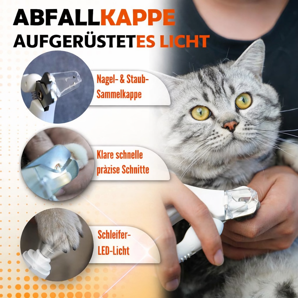 Professional Nail Grinder for Dogs and Cats