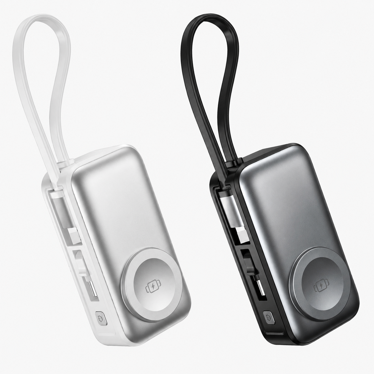 3-in-1 Magnetic Power Bank with Wireless Charging Capability