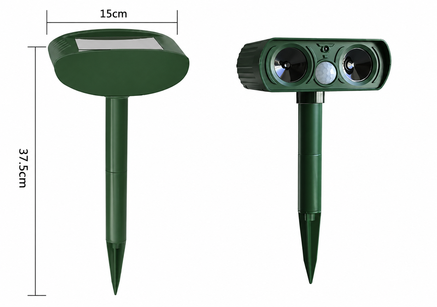 Solar Ultrasonic Animal Repeller – Protect Your Garden