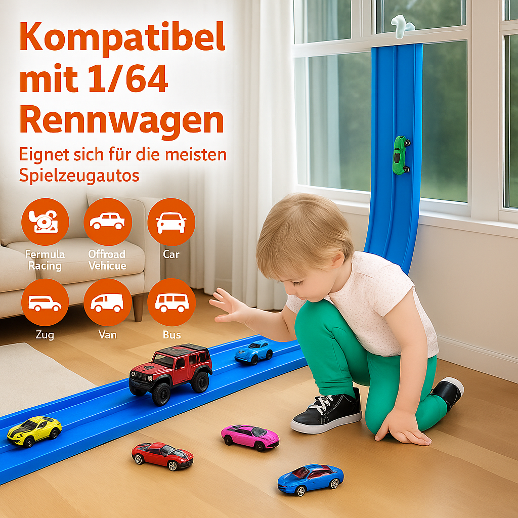 Race Track Set – Encourages Creativity and Endless Racing Fun