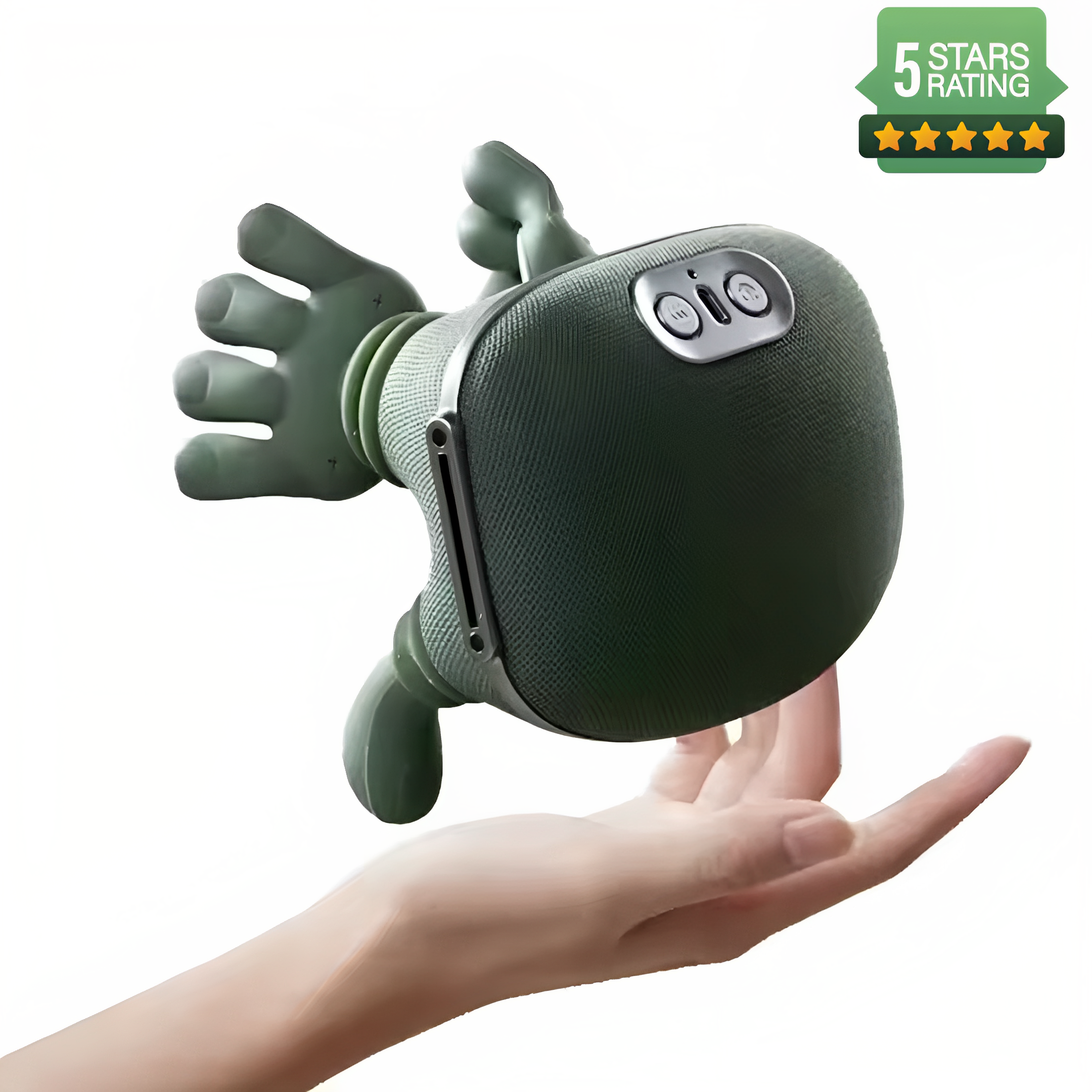 Portable Hand Massager with Heat – USB Rechargeable and Flexible Design