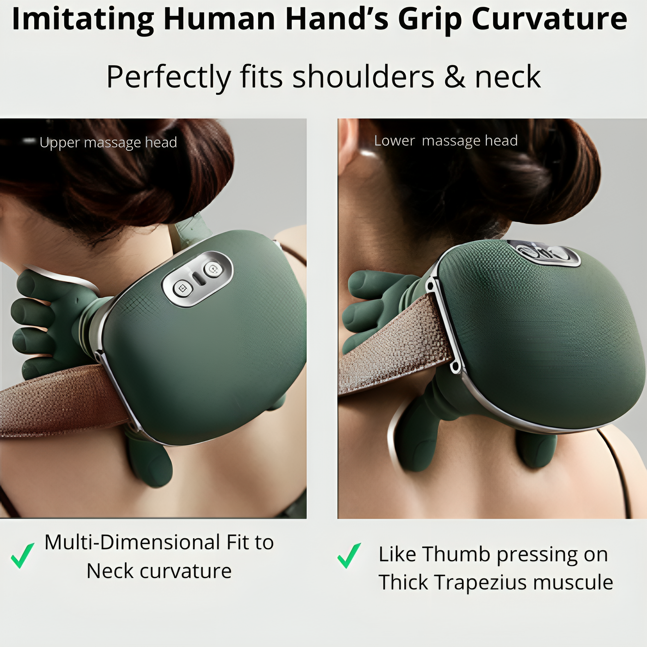 Portable Hand Massager with Heat – USB Rechargeable and Flexible Design