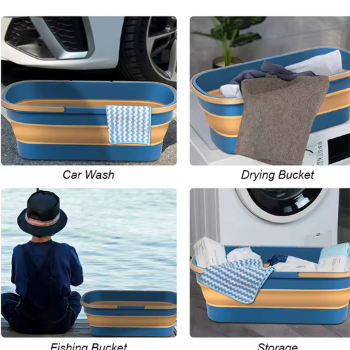 Collapsible Bucket for MopPro Cleaning