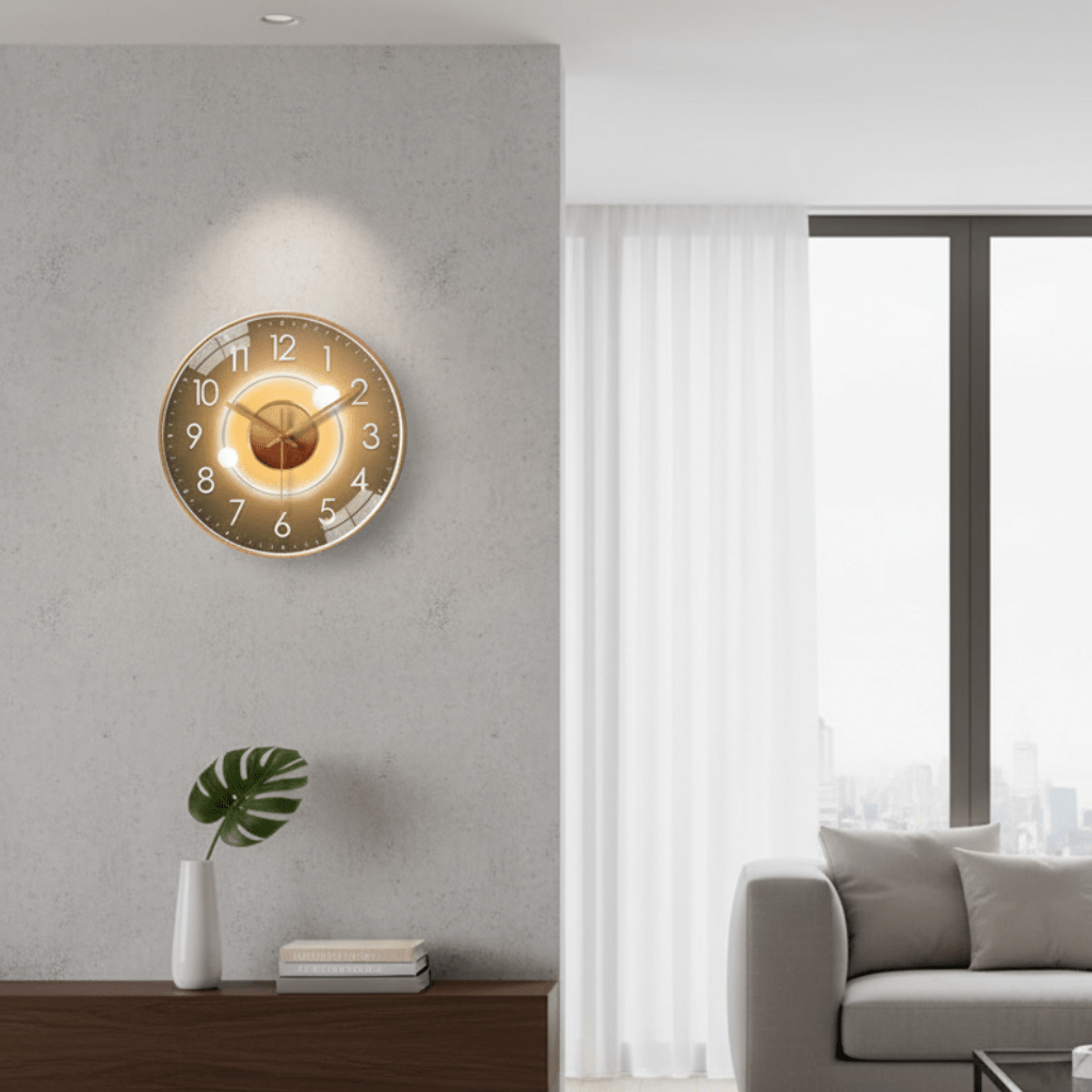 Simple Wall Clock with Elegant Design and Accurate Movement