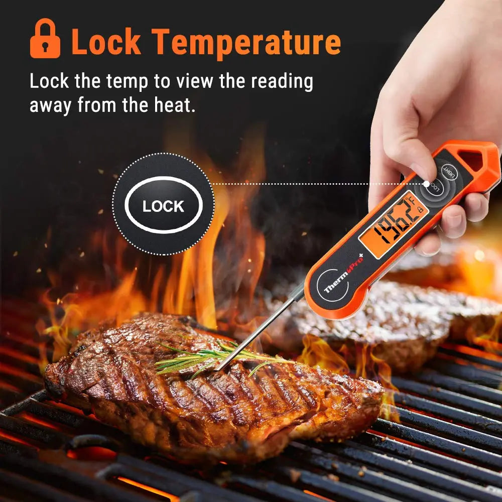 Instant Read Meat Thermometer for Accurate Measurements