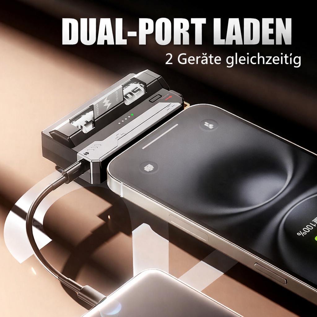 Portable Power Bank with Replaceable Battery for Unlimited Energy On-the-Go