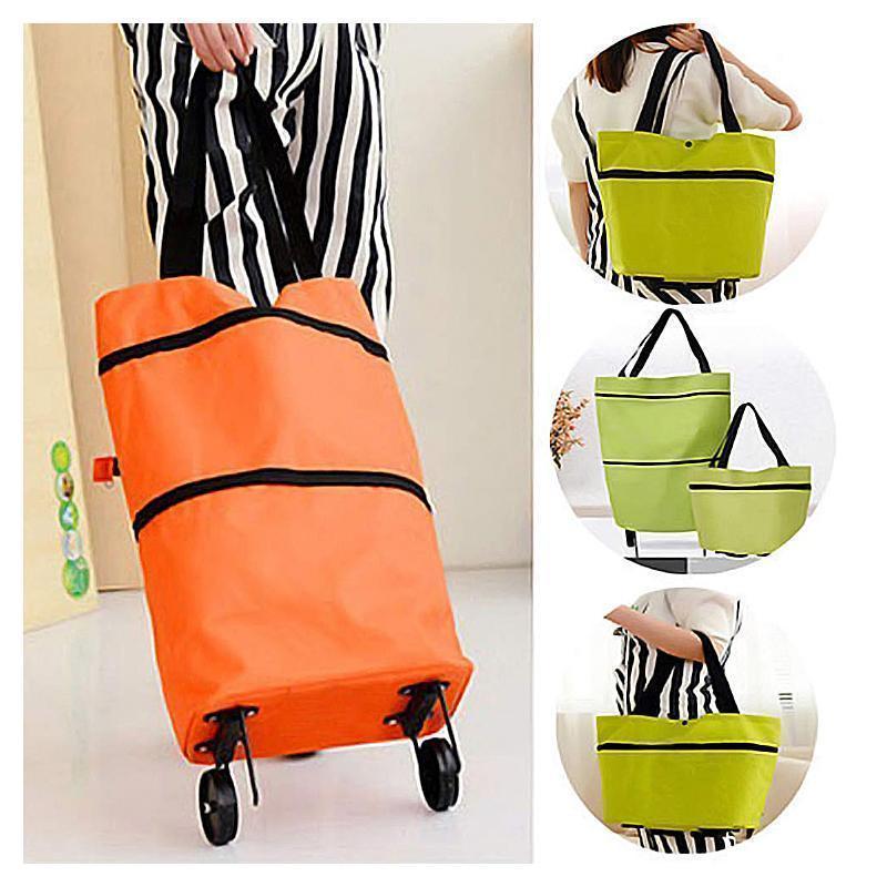 Shopping Cart | Collapsible Rolling Bag | Lightweight Carrier | Icone