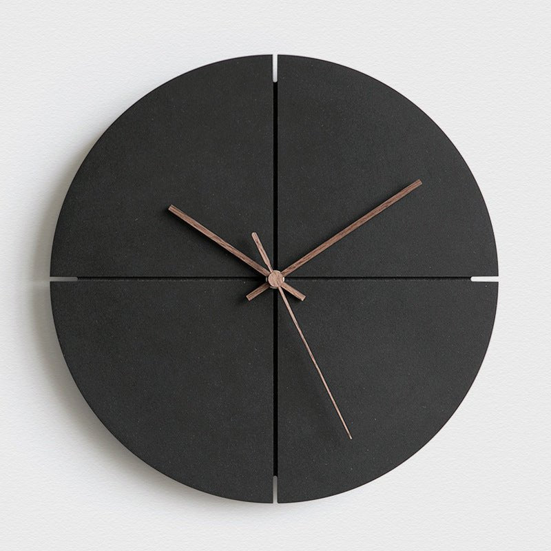 Modern Minimalist Silent Wall Clock for Living Room Decor