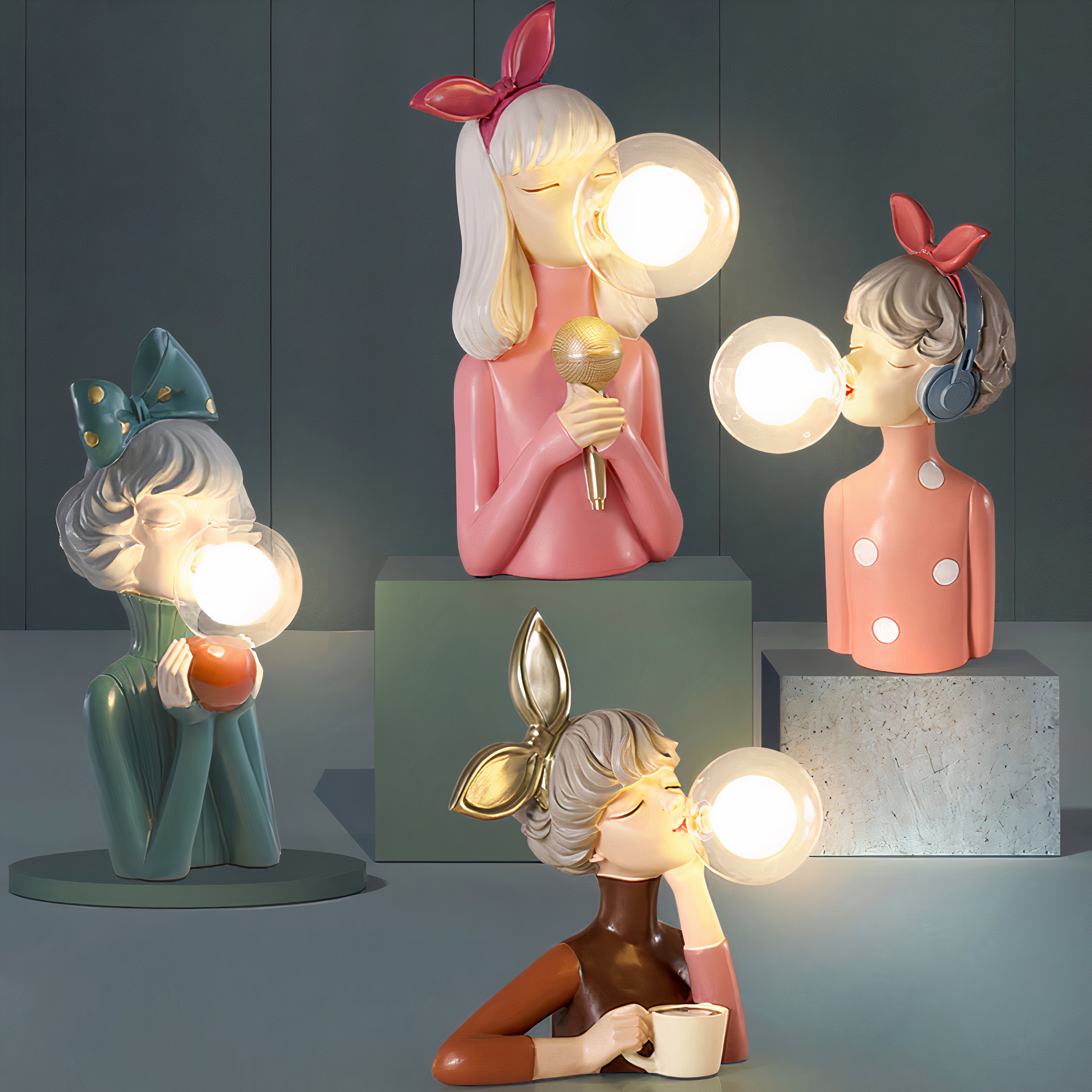 Charming Home Lighting Idea – Sister Lamps