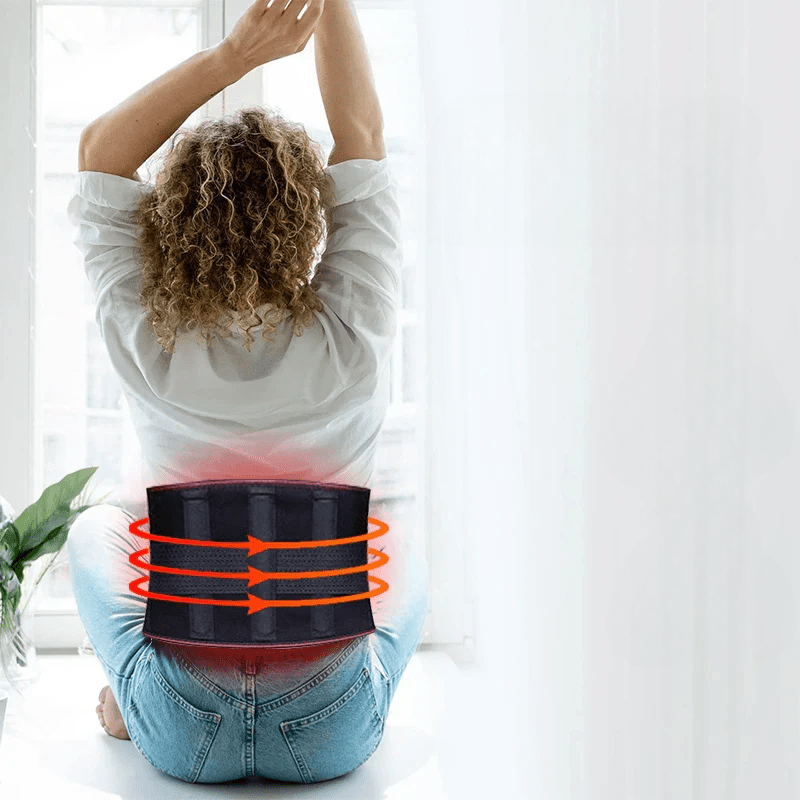 Adjustable Heated Belt for Lower Back Support – Comfort for Home and Work