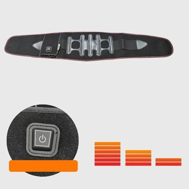 Adjustable Heated Belt for Lower Back Support – Comfort for Home and Work