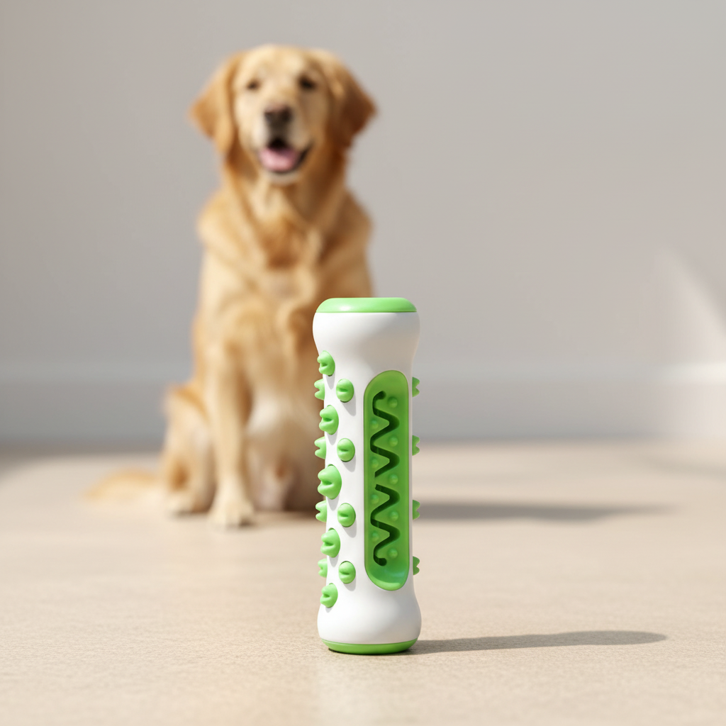 Calming Dog Toy with Lavender and Chamomile for Anxiety Relief – Non-Toxic Polymer
