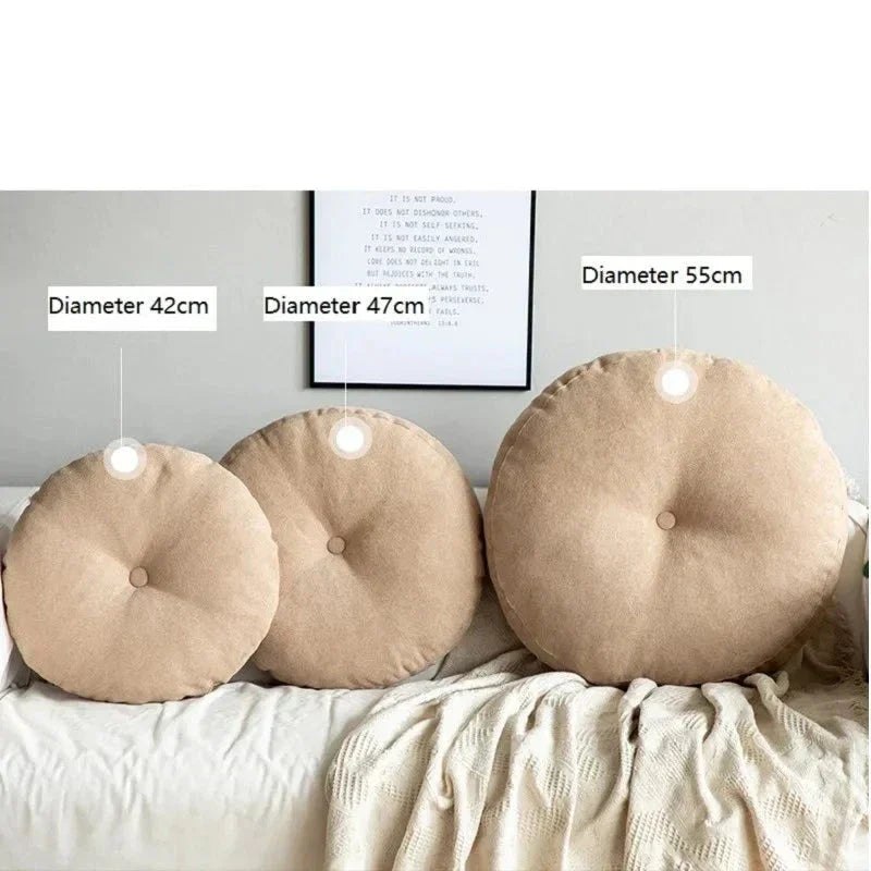 Comfortable Round Cushion for Yoga and Meditation – Floor Support Pillow for Mindfulness and Relaxation