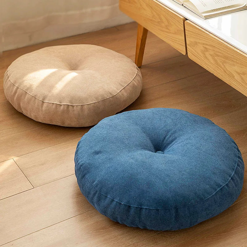 Comfortable Round Cushion for Yoga and Meditation – Floor Support Pillow for Mindfulness and Relaxation