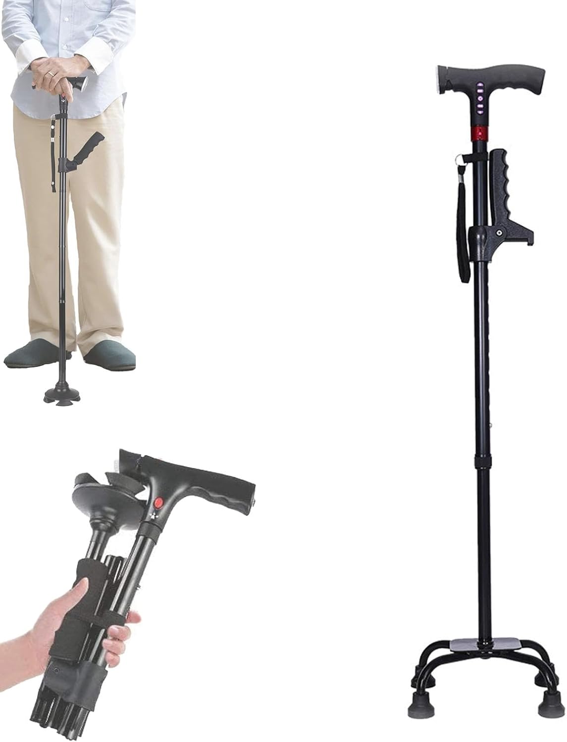Walking Stick | Fall Detector | Adjustable Height | SmartCane