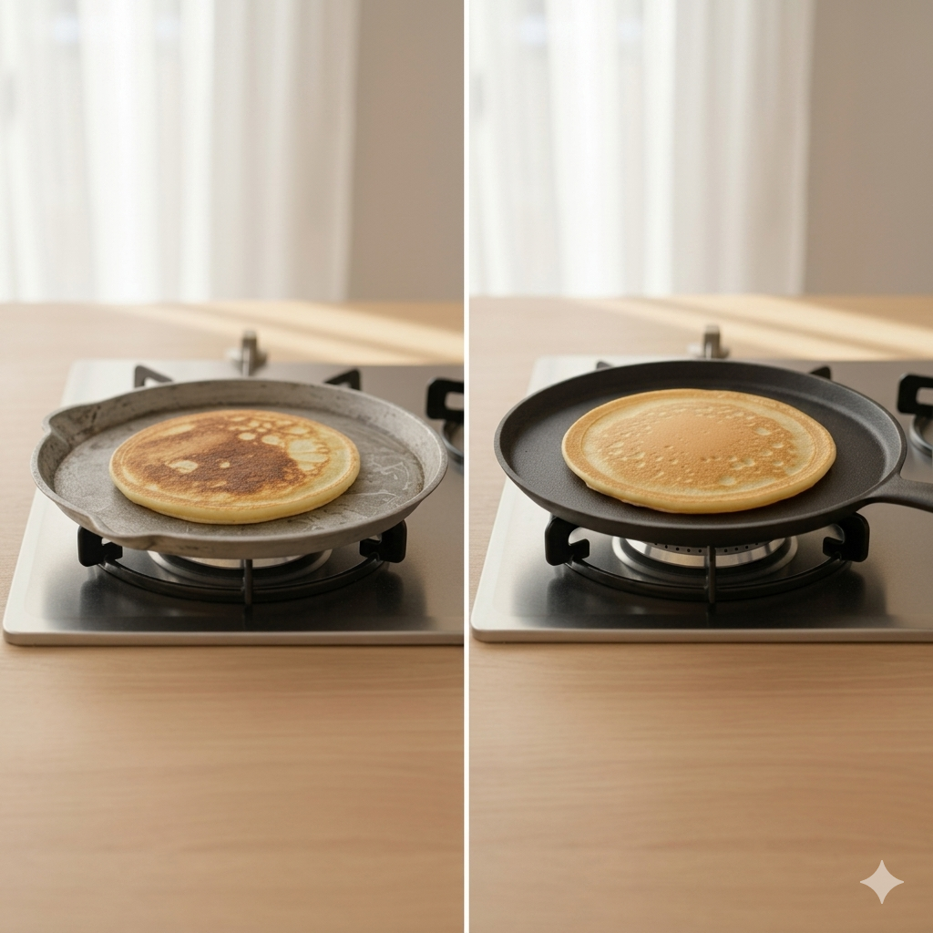 26 cm Cast Iron Skillet for Even Cooking Results