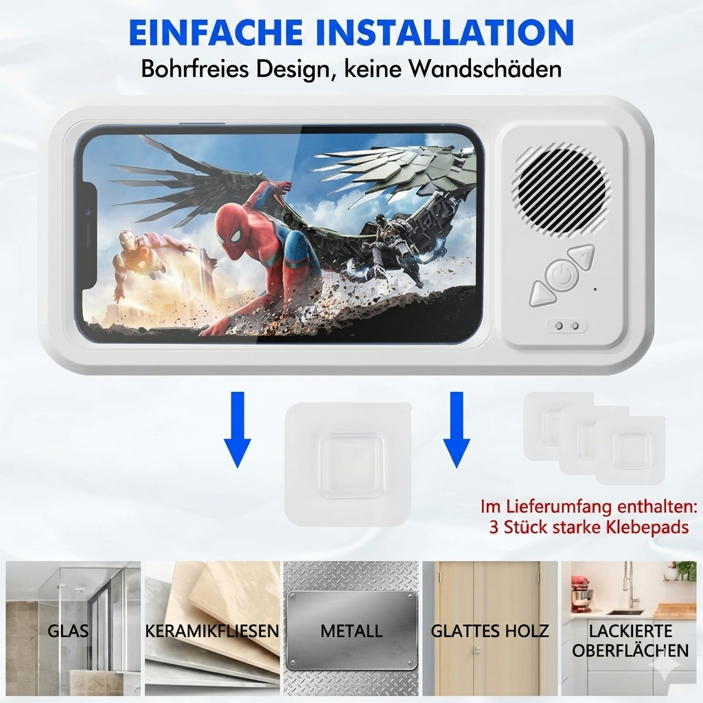 Transform Your Shower into a Personal Concert Stage with Crystal Clear Sound