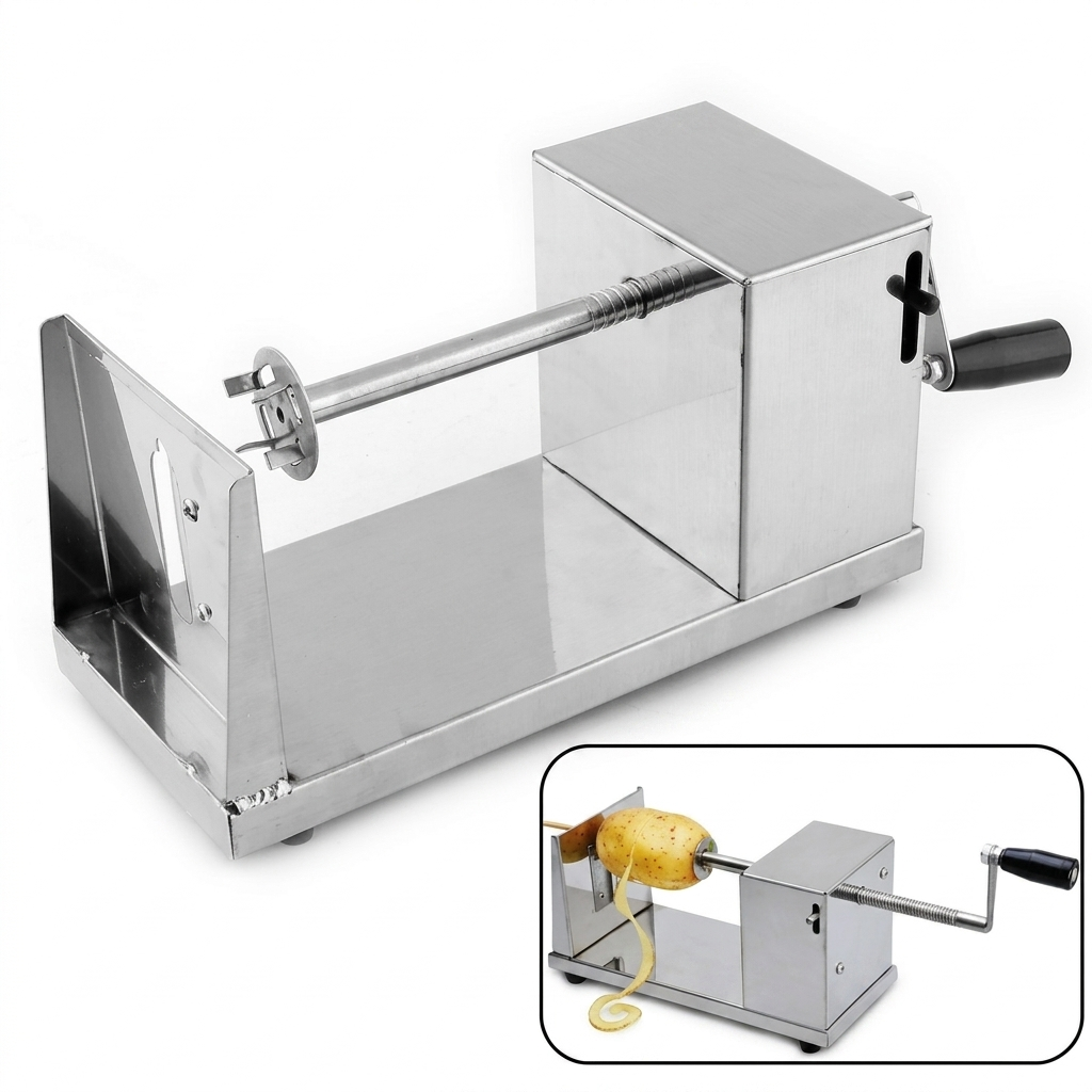 Stainless Steel Spiral Cutter for Uniform Spiral Shapes