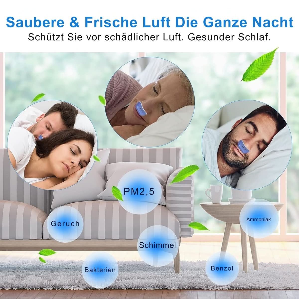 Compact CPAP Machine for Snoring Relief and Sleep Apnea Treatment