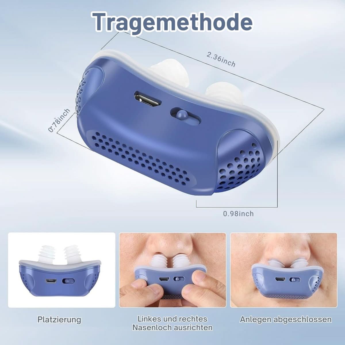 Compact CPAP Machine for Snoring Relief and Sleep Apnea Treatment