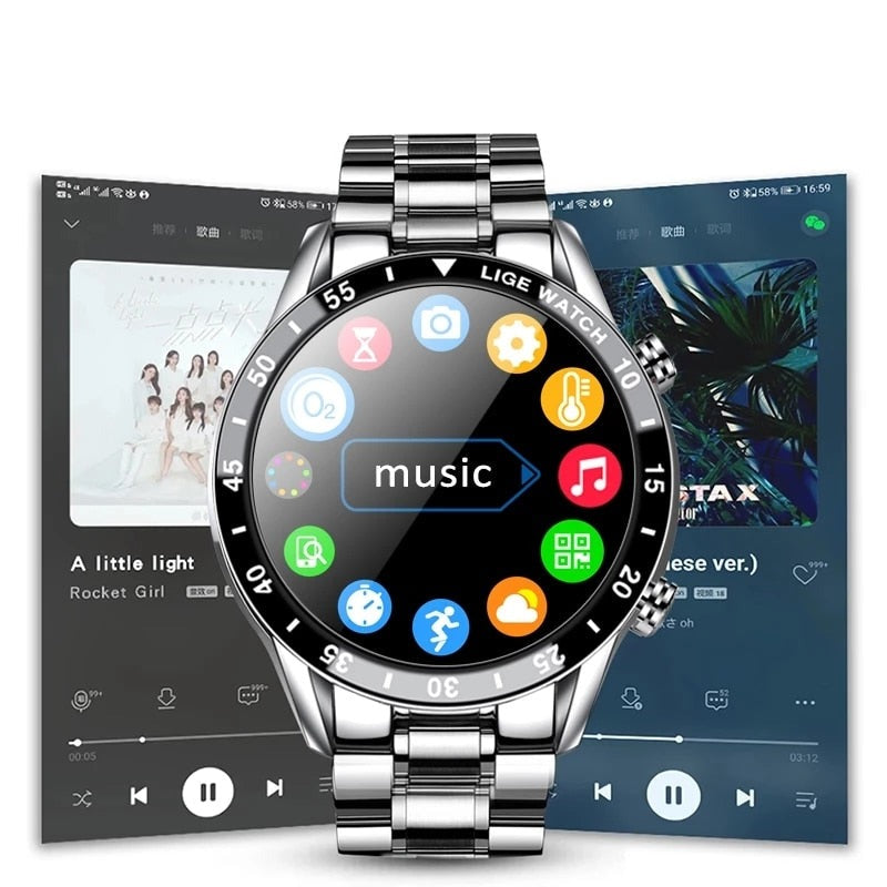 Elegant Multi-Functional Smartwatch with Stylish Design