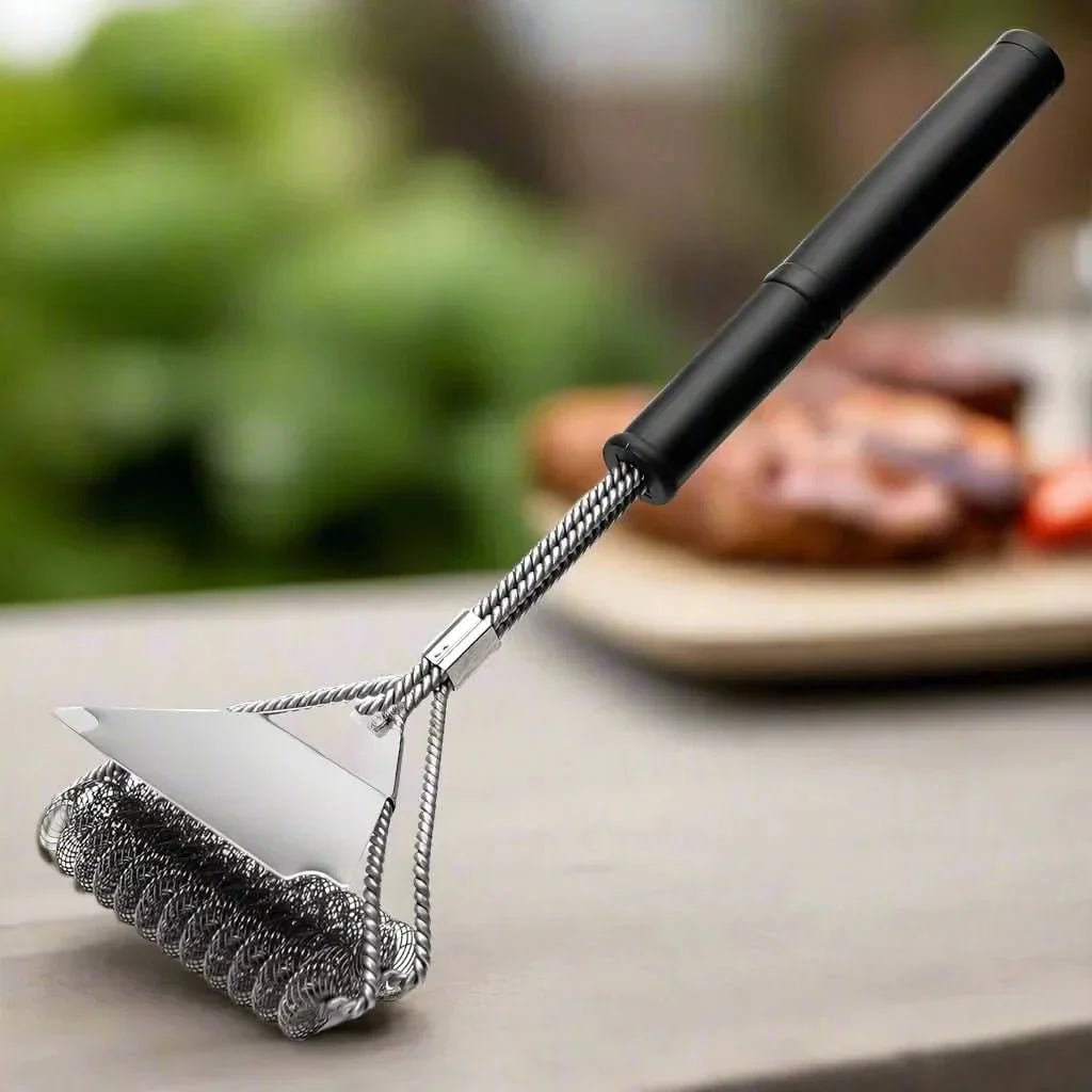 BBQ Brush without Metal Bristles for Grill Cleaning