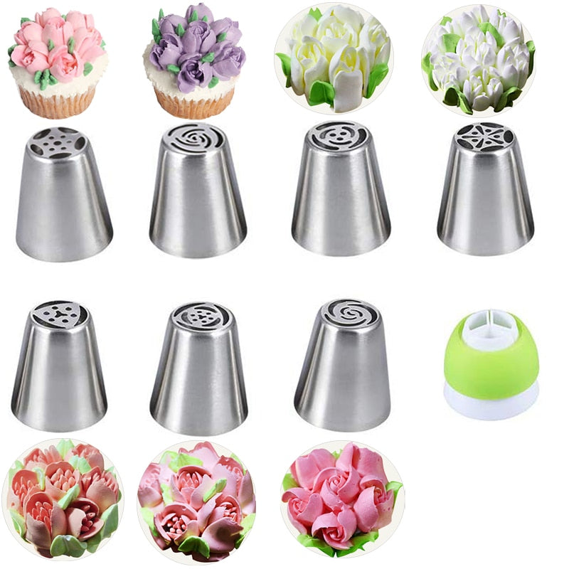 【LAST DAY SALE】Cake Decor Piping Tips & Create Unique Cupcake Decorating 🔥

Please note that the title is already in English.