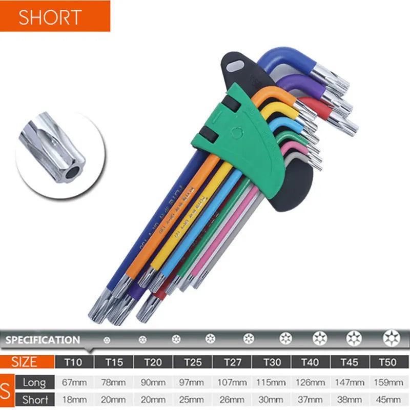 9-Piece Hex Key Set