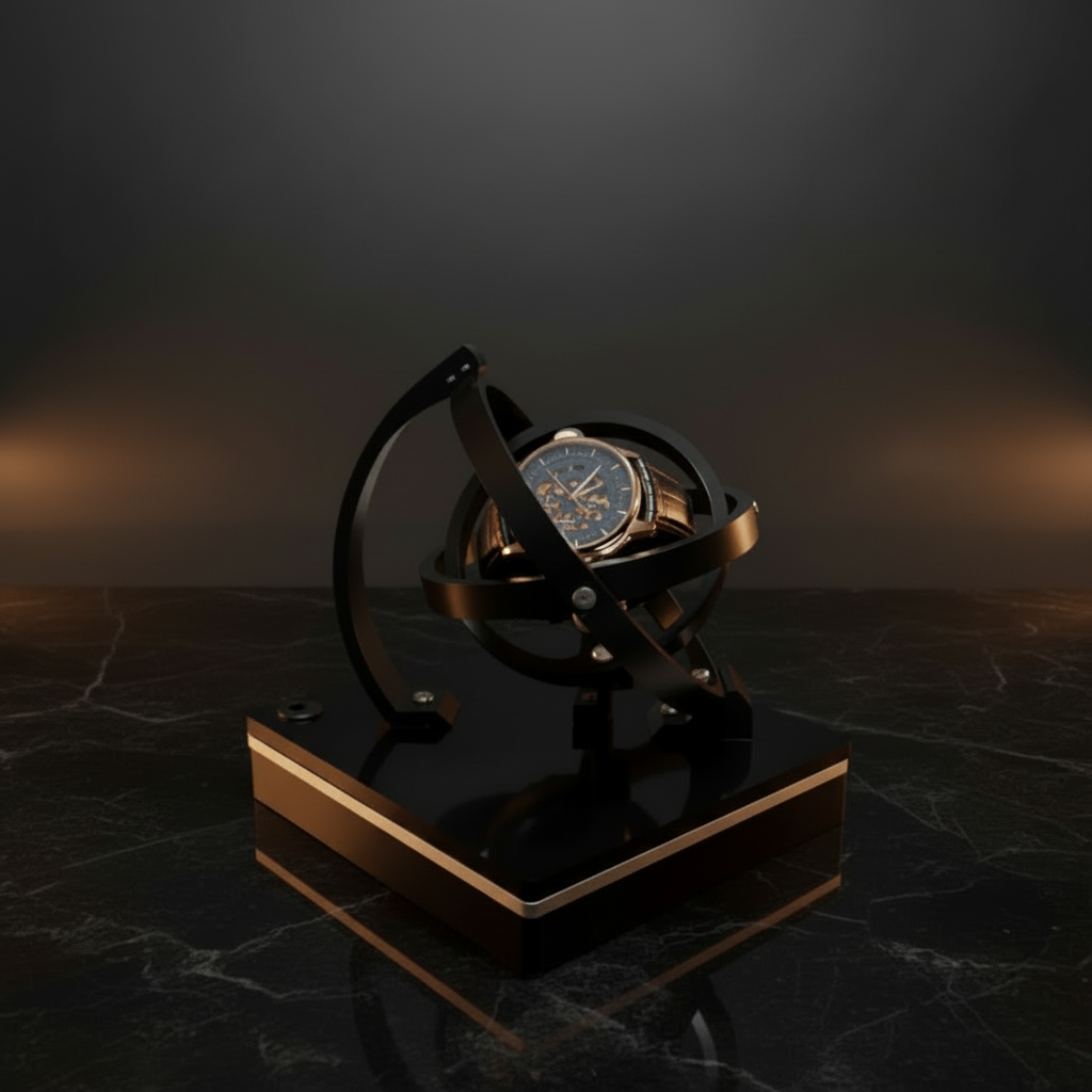 Automatic Watch Winder with Silent Functionality – ChronoPulse Style