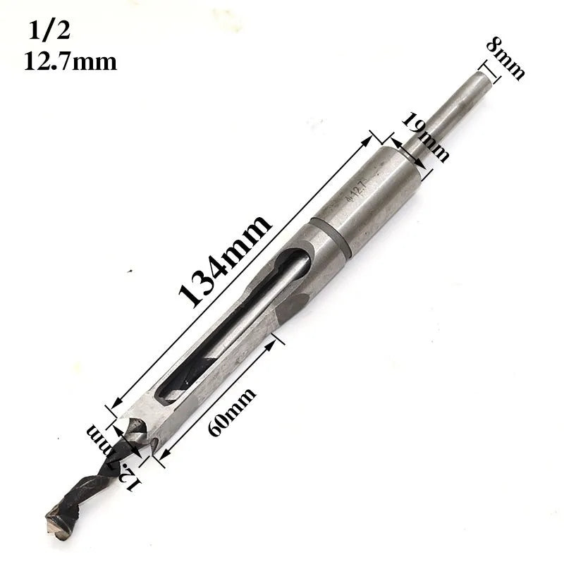 Hollow Chisel Bit for Accurate Wood Joinery – SquareCut Tool