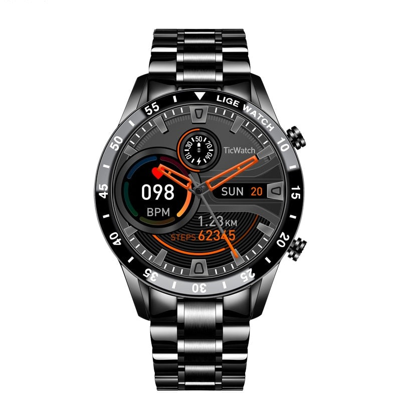 Elegant Multi-Functional Smartwatch with Stylish Design