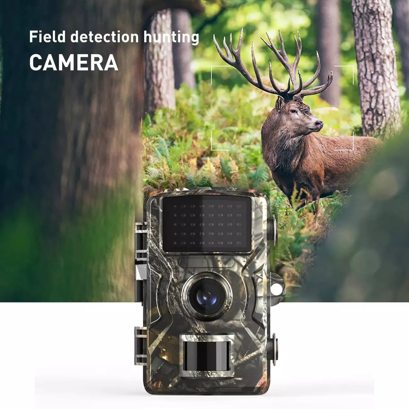 Stealthy Night Vision Game Camera Featuring Motion Detection