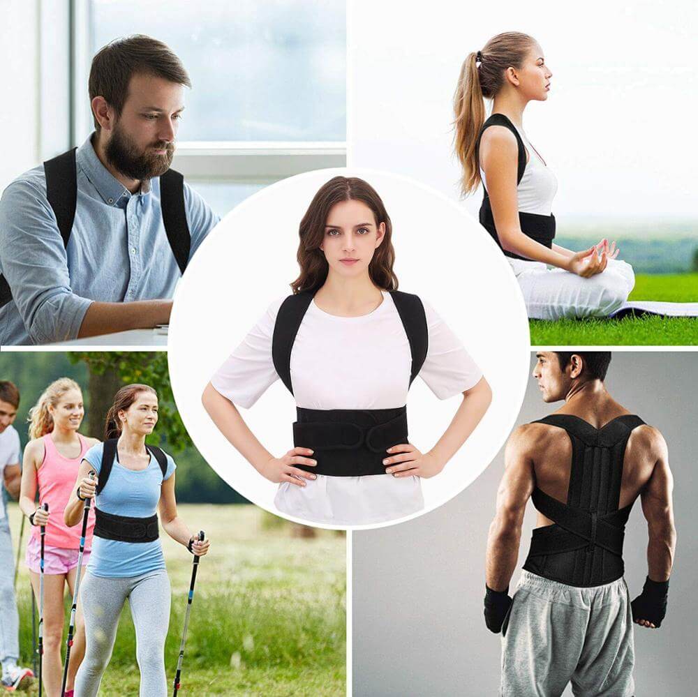 Adjustable Vest for Back and Shoulder Posture Support - Daily Comfort Aid