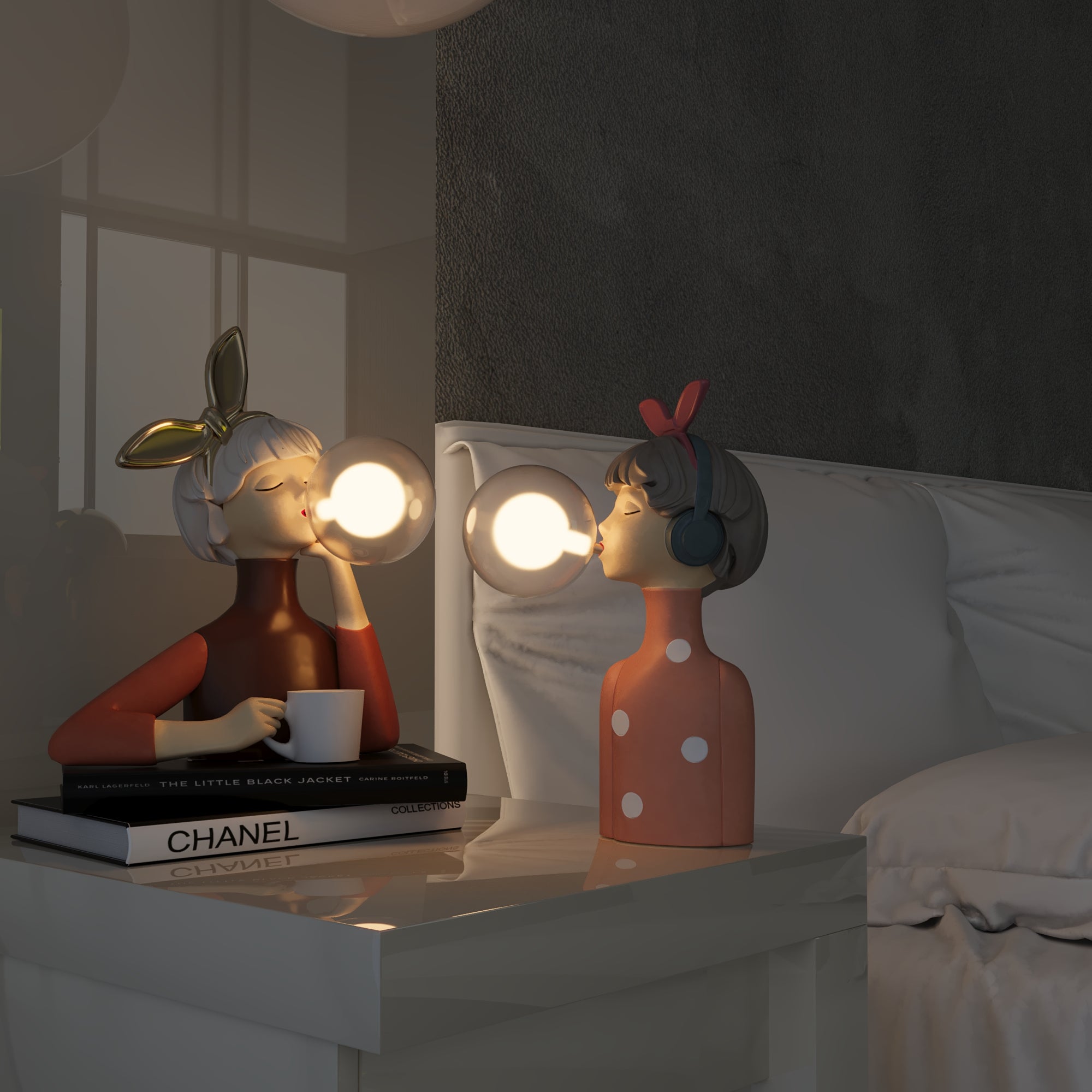 Charming Home Lighting Idea – Sister Lamps