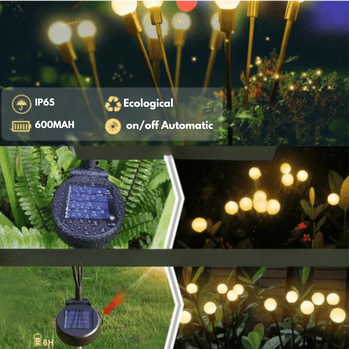 Solar Energy Firefly LED Lamps