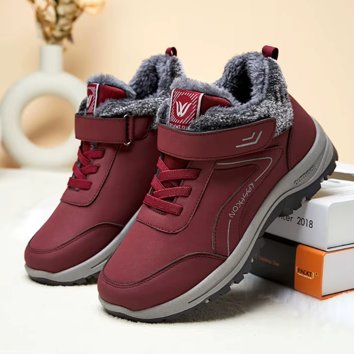 Warm, Non-Slip Winter Hiking Boots