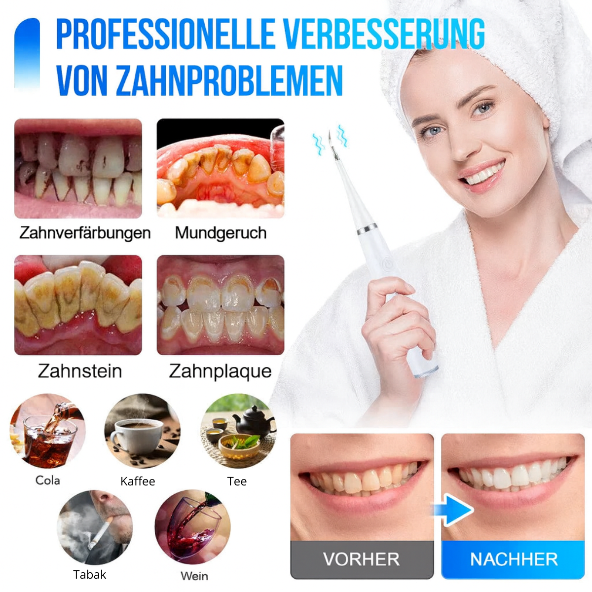 Professional Teeth Cleaning Kit for Home Use