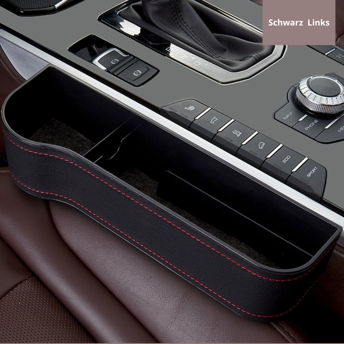 Car Seat Organizer in Leather – DriveMate Style
