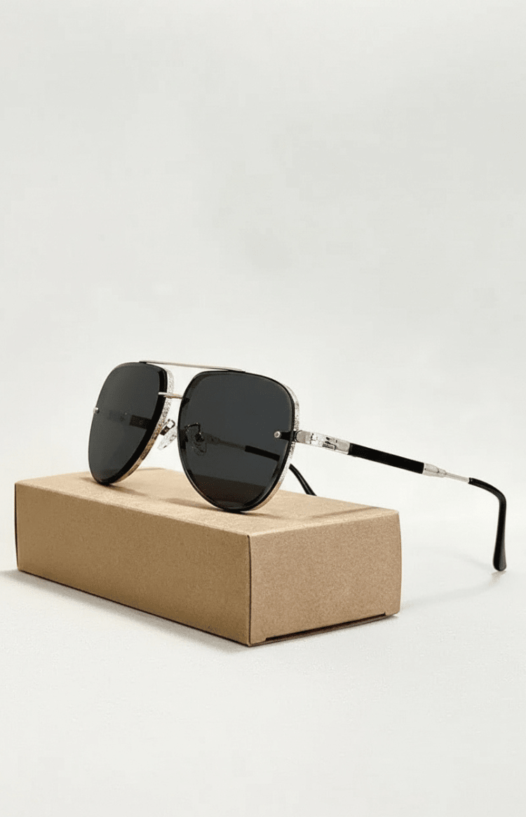 UV400 Anti-Glare Aviator Sunglasses