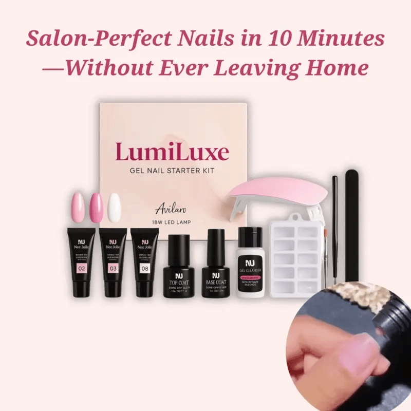 LumiLuxe™ Gel Nail Set — Salon-Perfect Nails That Boost Your Confidence Every Day