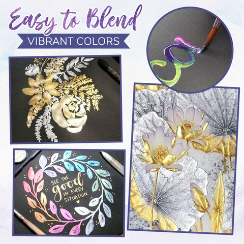 50% DISCOUNT | ArtisticGleam - Metallic Watercolor Paint Set [Last day of discount]