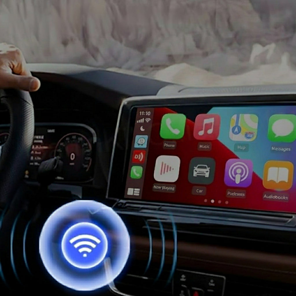Wireless USB Adapter for Vehicles – Works with CarPlay and Android Auto