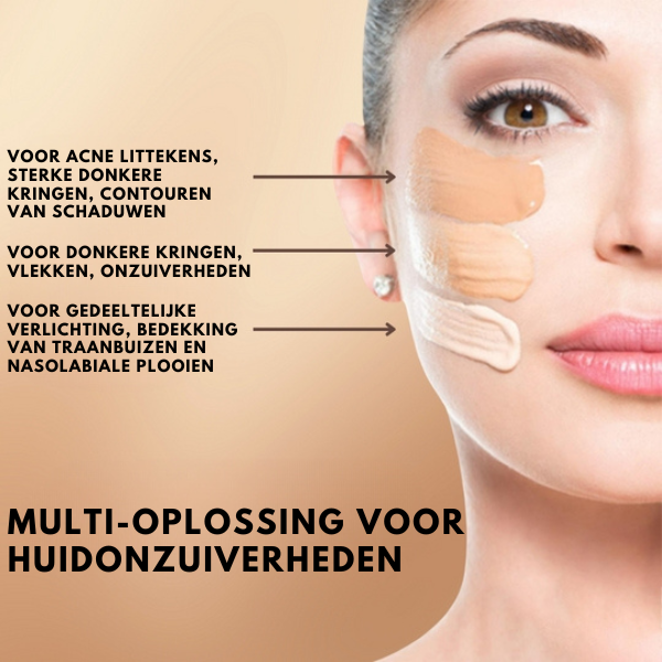 Mila - Tricolor concealer palette