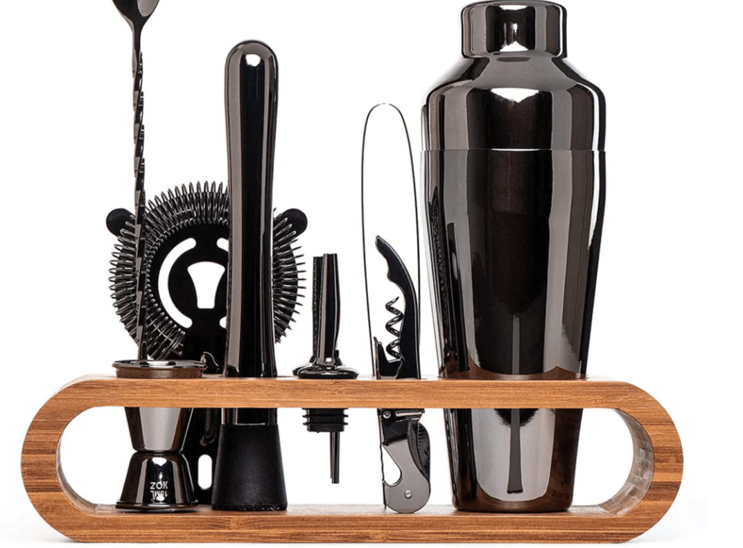 10-Piece Cocktail Set for Home Bar Use