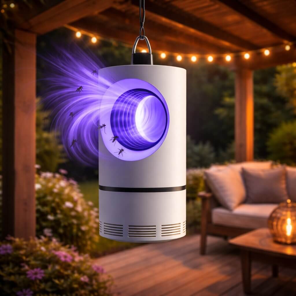 Chemical-Free Mosquito Lamp for Indoor and Outdoor Use