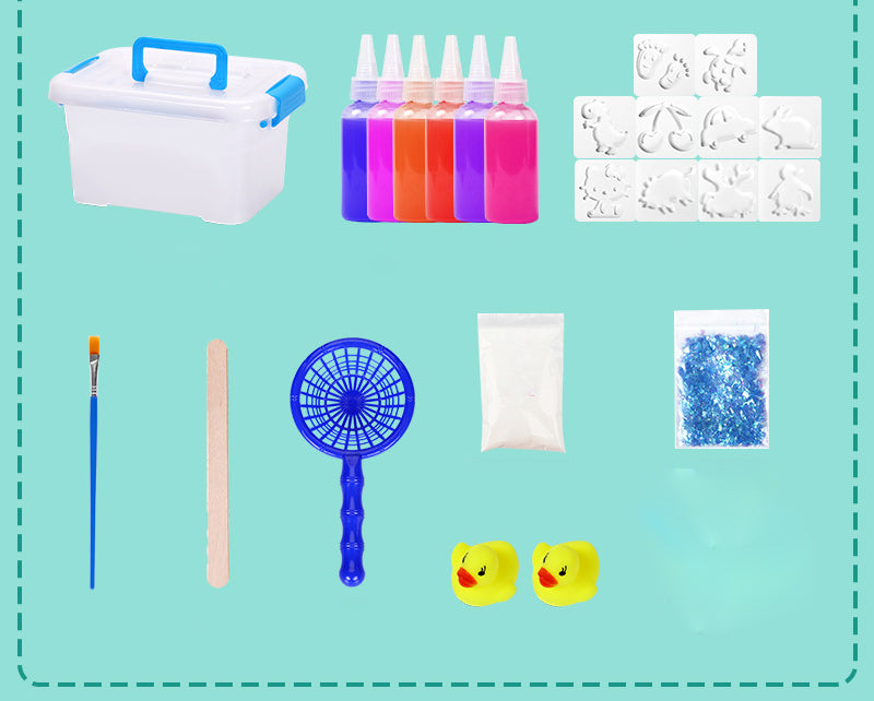 Magic DIY Squishy Water Animal Maker 3D Luminous Elf Toy Kit