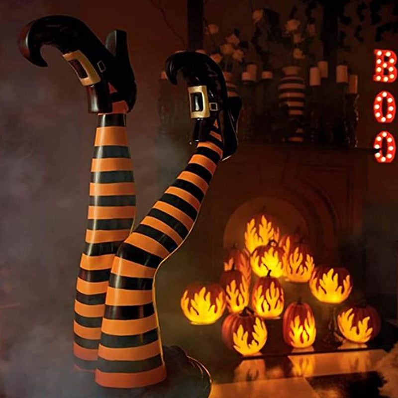 ShadowFlick™ Witch Legs — Electrify Your Halloween with Spine-Chilling, Life-Like Kicks That Mesmerize Every Guest
