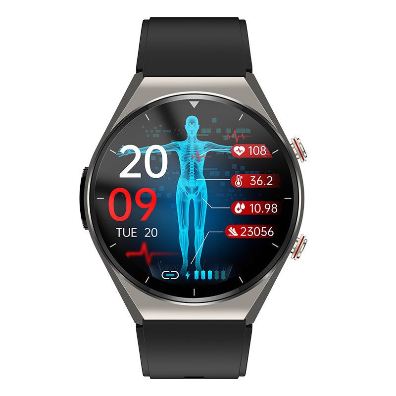 Smartwatch for Health Tracking with ECG and Blood Sugar Monitoring
