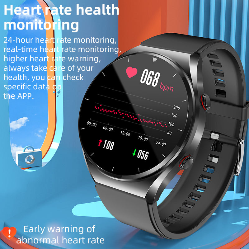Smartwatch for Health Tracking with ECG and Blood Sugar Monitoring