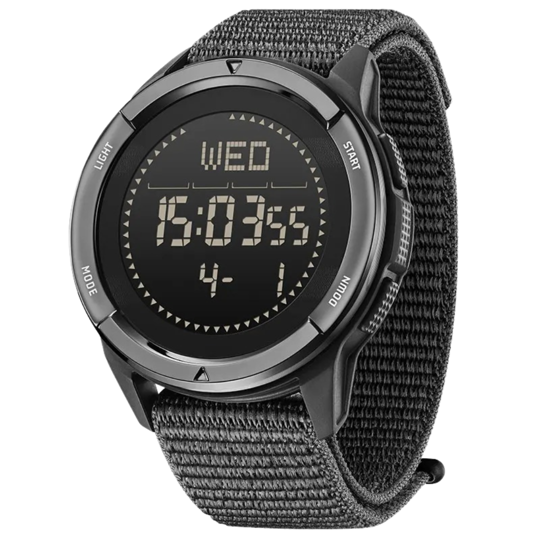 Outdoor Explorer Watch Featuring Carbon Fiber Case for Adventures